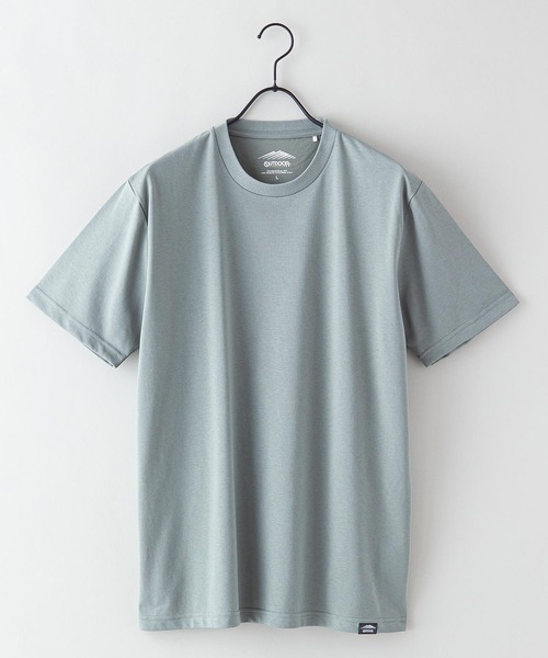 OUTDOOR PRODUCTS（アウトドアプロダクツ）の「ドライ機能付き（速乾機能）ワンポイントブランドロゴ/ピスネーム付き/ビッグシルエット/無地Ｔシャツ（Tシャツ/カットソー・メンズ・ホワイト/ブラック/ベージュ/カーキ/ピンク・MEDIUM/LARGE/X-LARGE）」の4枚目の写真