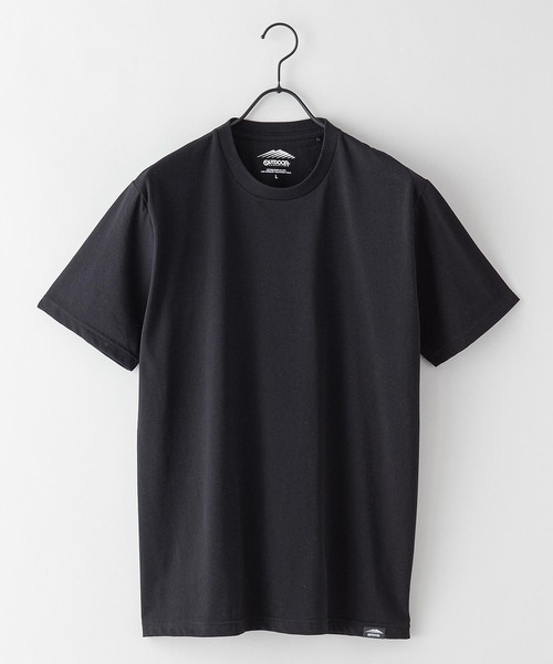 OUTDOOR PRODUCTS（アウトドアプロダクツ）の「ドライ機能付き（速乾機能）ワンポイントブランドロゴ/ピスネーム付き/ビッグシルエット/無地Ｔシャツ（Tシャツ/カットソー・メンズ・ホワイト/ブラック/ベージュ/カーキ/ピンク・MEDIUM/LARGE/X-LARGE）」の3枚目の写真