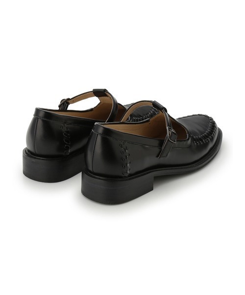 FURFUR（ファーファー）の「Tストラップローファー（その他シューズ・レディース・ブラック/ホワイト・36/37/38）」の3枚目の写真