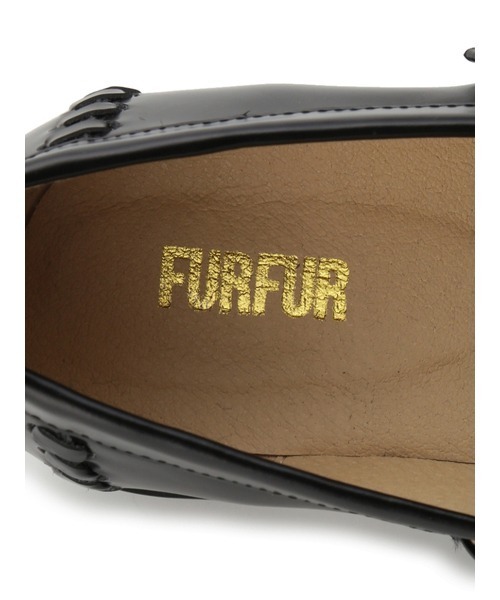 FURFUR（ファーファー）の「Tストラップローファー（その他シューズ・レディース・ブラック/ホワイト・36/37/38）」の6枚目の写真
