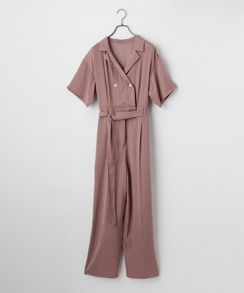 PAGEBOY（ページボーイ）の「ショートスリーブオールインワン（つなぎ/オールインワン・レディース・ブラック/ブラウン系その他・FREE）」の9枚目の写真