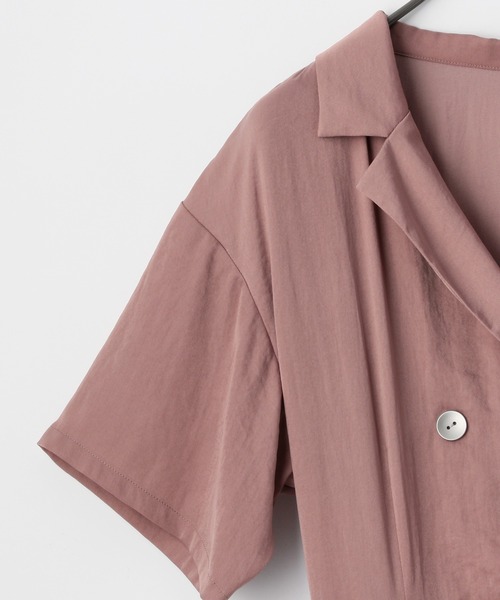 PAGEBOY（ページボーイ）の「ショートスリーブオールインワン（つなぎ/オールインワン・レディース・ブラック/ブラウン系その他・FREE）」の3枚目の写真