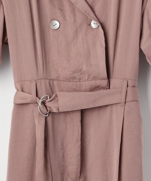 PAGEBOY（ページボーイ）の「ショートスリーブオールインワン（つなぎ/オールインワン・レディース・ブラック/ブラウン系その他・FREE）」の4枚目の写真