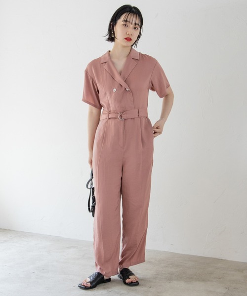 PAGEBOY（ページボーイ）の「ショートスリーブオールインワン（つなぎ/オールインワン・レディース・ブラック/ブラウン系その他・FREE）」の15枚目の写真