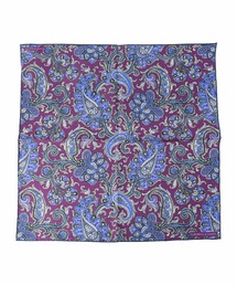Turnbull&Asser（タンブルアンドアッサー）の「TURNBULL&ASSER / ペイズリー柄ポケットチーフ（ポケットチーフ・パープル系）」