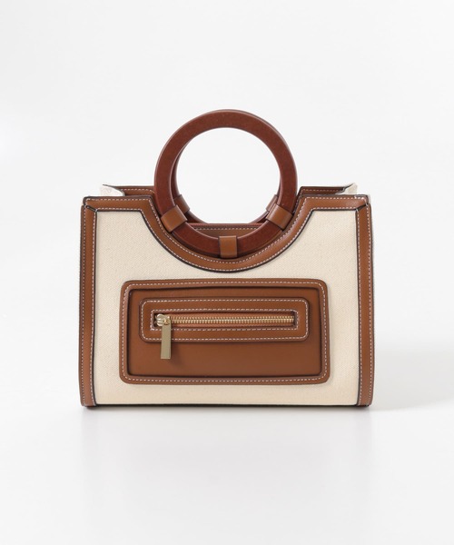 RODE SKO（ロデスコ）の「ALBINA キャンバスコンビトートバッグ（トートバッグ・レディース・ブラック/キャメル・ONE）」の20枚目の写真