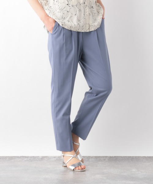 GLOBAL WORK(グローバルワーク)の「ウツクシルエットDRYテーパードパンツ/930424(スラックス・レディース・サックスブルー/グレー系その他6/ブラック/オフホワイト/ネイビー/グリーン系その他3/ラベンダー/イエロー系7・LARGE/MEDIUM/X-LARGE/XX-LARGE/SMALL/X-SMALL)」の10枚目の写真