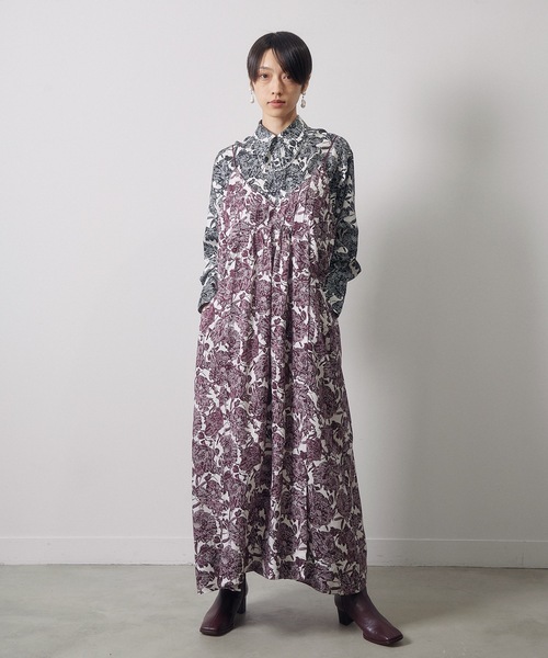 JANESMITH（ジェーンスミス）の「JANESMITH ジェーンスミス / RAYON SILK FLOWER PATTERN PRINT