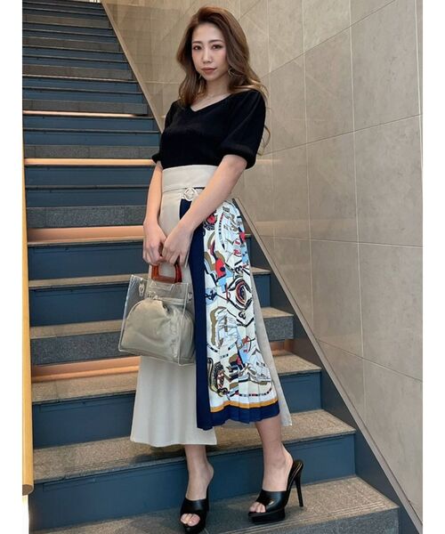 RESEXXY(リゼクシー)の「ウッド調チェーンクリアバッグ(ショルダーバッグ・レディース・ブラウン/ベージュ・FREE)」の8枚目の写真