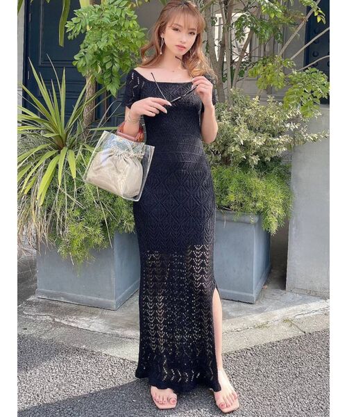 RESEXXY(リゼクシー)の「ウッド調チェーンクリアバッグ(ショルダーバッグ・レディース・ブラウン/ベージュ・FREE)」の20枚目の写真