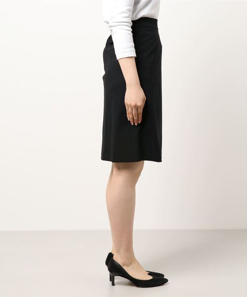 m.f.editorial(エムエフエディトリアル)の「*エムエフエディトリアルレディース/m.f.editorial:Women サマーポンチ セットアップ フレアースカート(セットアップアイテムございます)(スーツスカート・レディース・ブラック・MEDIUM/LARGE/S)」の2枚目の写真