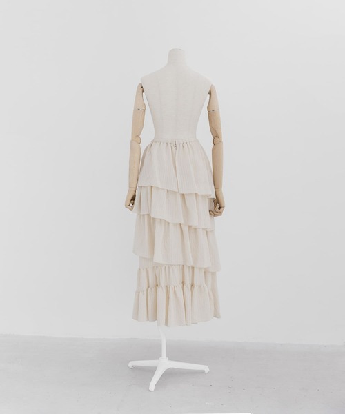 LAATO(ラート)の「FRILL GIRLY SKIRT(スカート・レディース・ブラック/オフホワイト・FREE)」の20枚目の写真