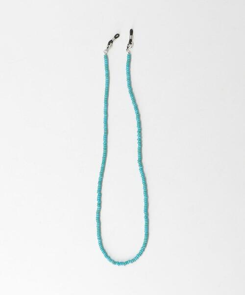 BEAUTY&YOUTH UNITED ARROWS(ビューティーアンドユースユナイテッドアローズ)の「BY ネックレス & グラスコード(ネックレス・メンズ・ホワイト/ターコイズブルー/ケリー・FREE)」の3枚目の写真