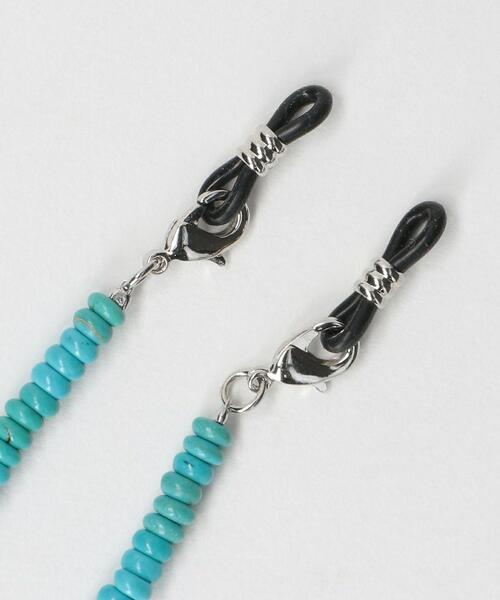 BEAUTY&YOUTH UNITED ARROWS(ビューティーアンドユースユナイテッドアローズ)の「BY ネックレス & グラスコード(ネックレス・メンズ・ホワイト/ターコイズブルー/ケリー・FREE)」の4枚目の写真