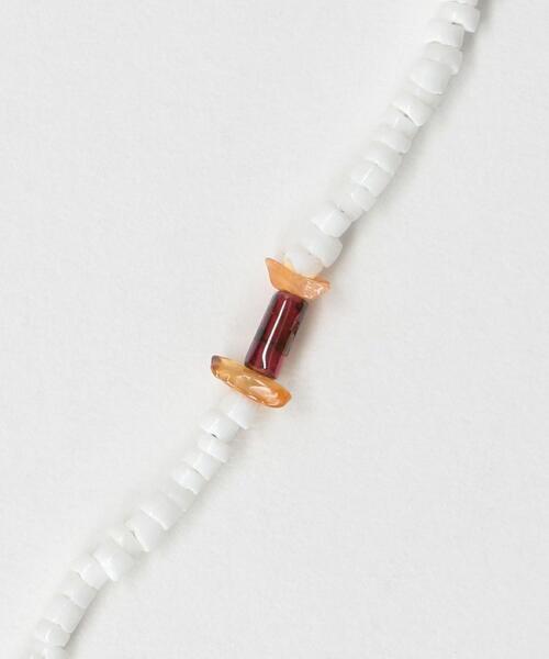 BEAUTY&YOUTH UNITED ARROWS(ビューティーアンドユースユナイテッドアローズ)の「BY ネックレス & グラスコード(ネックレス・メンズ・ホワイト/ターコイズブルー/ケリー・FREE)」の8枚目の写真
