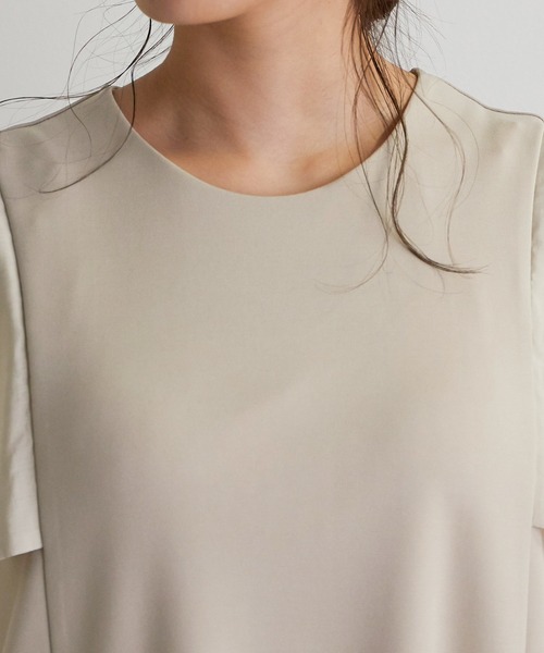 vis-`a-vis(ビサビ)の「【WEB限定】異素材カットミニワンピース(ワンピース・レディース・ブラック/ベージュ系その他/オリーブ・FREE)」の13枚目の写真