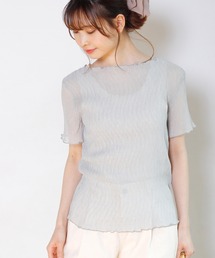 Crisp yours | 【WEB限定】クレープシアーブラウス(シャツ/ブラウス)