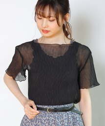 Crisp yours | 【WEB限定】クレープシアーブラウス(シャツ/ブラウス)