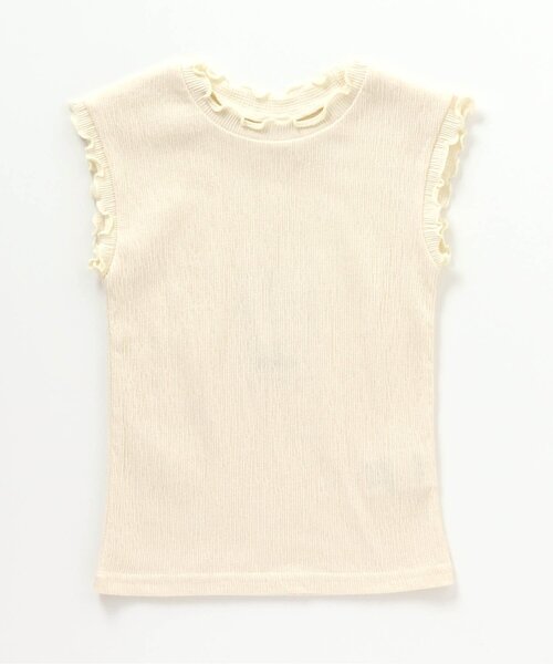 apres les cours（アプレレクール）の「/ノースリーブTシャツ（Tシャツ/カットソー・キッズ・ダークグリーン/チャコール/アイボリー/マスタード/ピンク・90/80/100/110/120/130/140）」の10枚目の写真