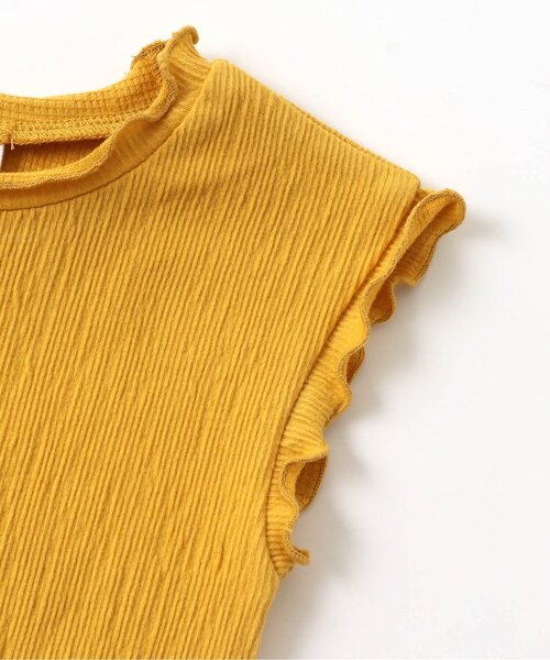 apres les cours（アプレレクール）の「/ノースリーブTシャツ（Tシャツ/カットソー・キッズ・ダークグリーン/チャコール/アイボリー/マスタード/ピンク・90/80/100/110/120/130/140）」の18枚目の写真