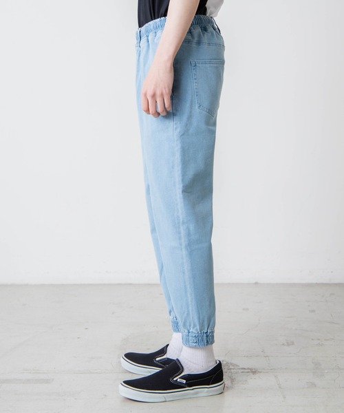 WEGO（ウィゴー）の「WEGO/ストレッチデニム スキニージョガーパンツ（デニムパンツ・メンズ・スカイブルー/コバルトブルー・MEDIUM/LARGE）」の5枚目の写真