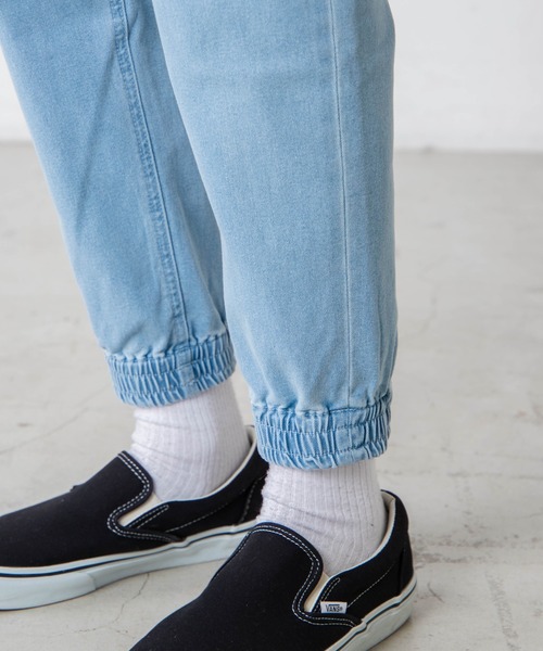 WEGO（ウィゴー）の「WEGO/ストレッチデニム スキニージョガーパンツ（デニムパンツ・メンズ・スカイブルー/コバルトブルー・MEDIUM/LARGE）」の14枚目の写真