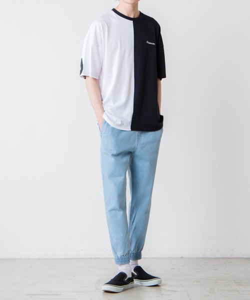 WEGO（ウィゴー）の「WEGO/ストレッチデニム スキニージョガーパンツ（デニムパンツ・メンズ・スカイブルー/コバルトブルー・MEDIUM/LARGE）」の10枚目の写真