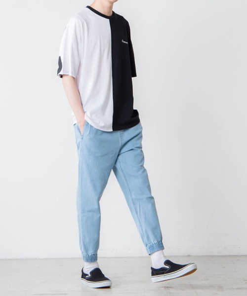 WEGO（ウィゴー）の「WEGO/ストレッチデニム スキニージョガーパンツ（デニムパンツ・メンズ・スカイブルー/コバルトブルー・MEDIUM/LARGE）」の15枚目の写真