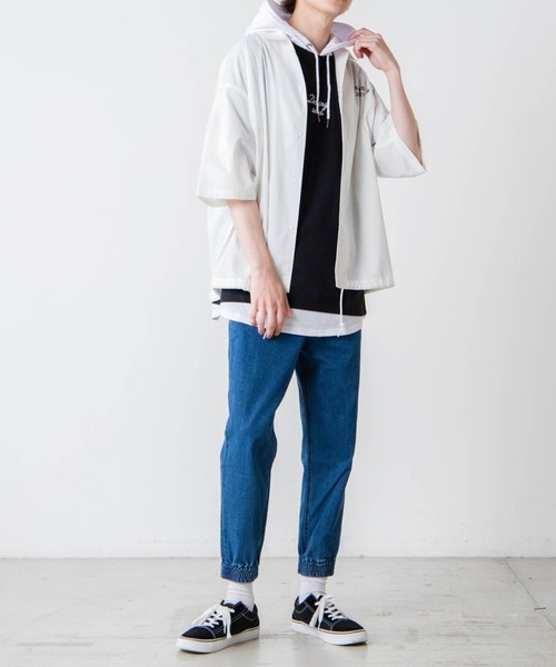 WEGO（ウィゴー）の「WEGO/ストレッチデニム スキニージョガーパンツ（デニムパンツ・メンズ・スカイブルー/コバルトブルー・MEDIUM/LARGE）」の13枚目の写真