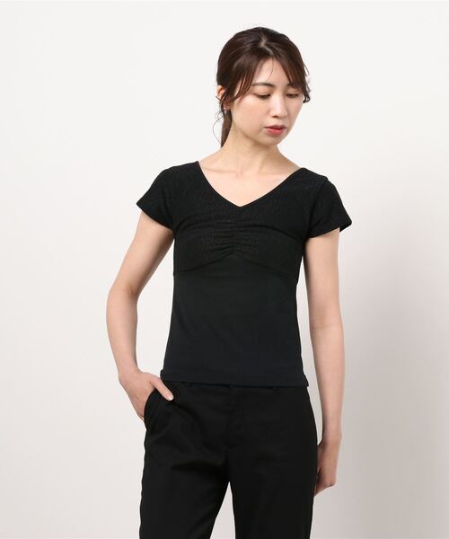 Charles Chaton(シャルルシャトン)の「Swan lake Tシャツ(Tシャツ/カットソー・レディース・アイボリー/ブラック・FREE)」の21枚目の写真