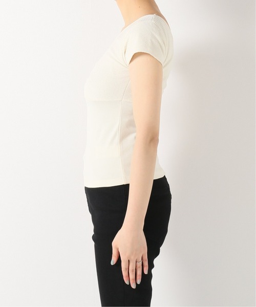 Charles Chaton(シャルルシャトン)の「Swan lake Tシャツ(Tシャツ/カットソー・レディース・アイボリー/ブラック・FREE)」の9枚目の写真