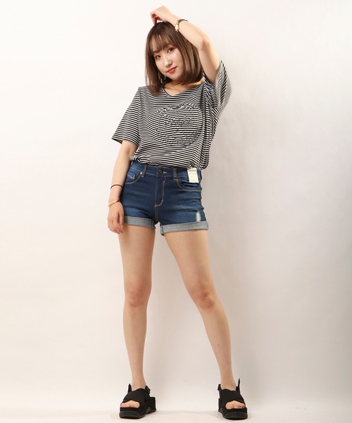 FUNALIVE(ファンアライブ)の「【je crois soi】型押しカットソー(Tシャツ/カットソー・レディース・ブラック/ベージュ/パープル/グレー/ブルー/グリーン/オレンジ/オフホワイト/グレー系その他/ピンク/イエロー/サーモンピンク・FREE)」の20枚目の写真