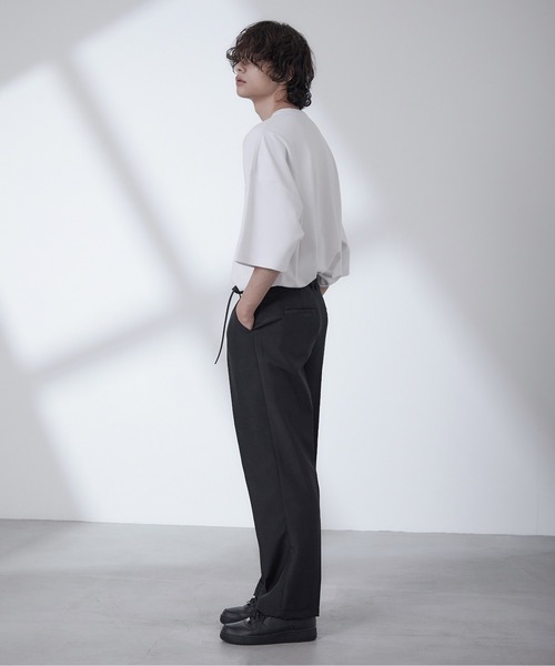 Loose/ルース（ルース）の「スムースコットン ローズロゴ ビッグT（Tシャツ/カットソー・メンズ・ホワイト/ブラック/ブルーグレー・S/M/L）」の11枚目の写真