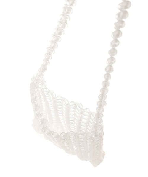 fifth calin（フィフスカラン）の「クリアビーズショルダーバッグ（ショルダーバッグ・レディース・クリア・FREE）」の3枚目の写真