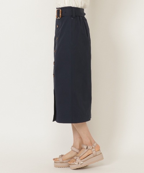 WILLSELECTION（ウィルセレクション）の「ベルト付ツイルタイトスカート（スカート・レディース・ネイビー/ベージュ・MEDIUM/SMALL）」の11枚目の写真