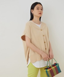 ADAM ET ROPE' | 【セットアップ対応】＜SETアイテム＞クールUVニットジレセット(Tシャツ/カットソー)