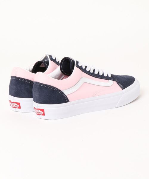 And A（アンドエー）の「VANS ヴァンズ / UA OLD SKOOL オールドスクール スエードローカットスニーカー /  VN0A3WKT4FW/4FV（スニーカー・メンズ・ターコイズブルー/ピンク・26cm/27.5cm/27cm/26.5cm/28cm）」の4枚目の写真