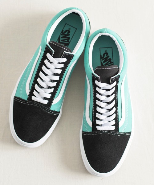 And A（アンドエー）の「VANS ヴァンズ / UA OLD SKOOL オールドスクール スエードローカットスニーカー /  VN0A3WKT4FW/4FV（スニーカー・メンズ・ターコイズブルー/ピンク・26cm/27.5cm/27cm/26.5cm/28cm）」の17枚目の写真