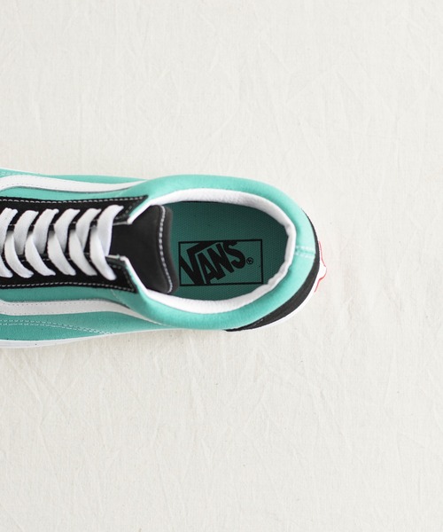 And A（アンドエー）の「VANS ヴァンズ / UA OLD SKOOL オールドスクール スエードローカットスニーカー /  VN0A3WKT4FW/4FV（スニーカー・メンズ・ターコイズブルー/ピンク・26cm/27.5cm/27cm/26.5cm/28cm）」の21枚目の写真