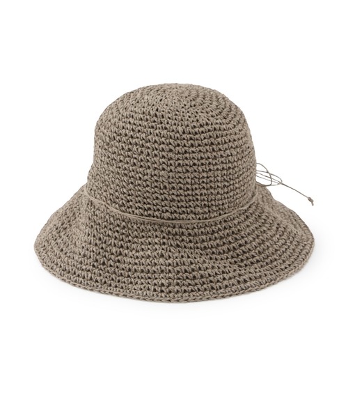 VIS(ビス)の「シンプルナチュラルハット(ハット・レディース・ベージュ/グレー系その他/ベージュ系その他・FREE)」の10枚目の写真