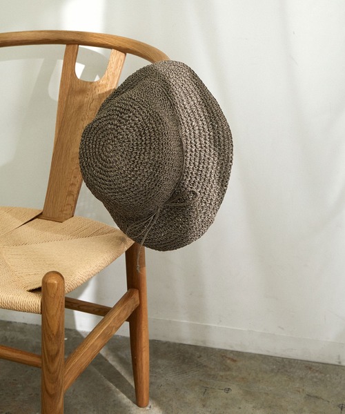 VIS(ビス)の「シンプルナチュラルハット(ハット・レディース・ベージュ/グレー系その他/ベージュ系その他・FREE)」の22枚目の写真