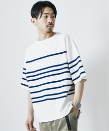 JOURNAL STANDARD | NAVAL BORDER ワイドシルエット Tシャツ(Tシャツ/カットソー)