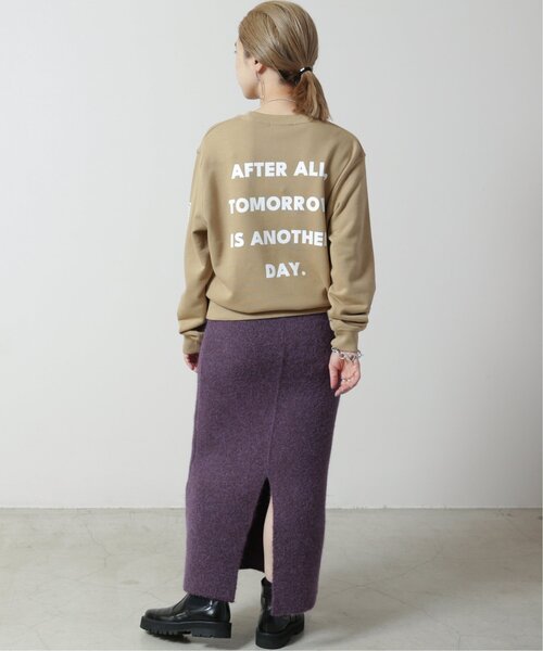 MJUKA.(ミューカ)の「プリントスウェットプルオーバー(Tシャツ/カットソー・レディース・チャコールグレー/ベージュ・FREE)」の8枚目の写真