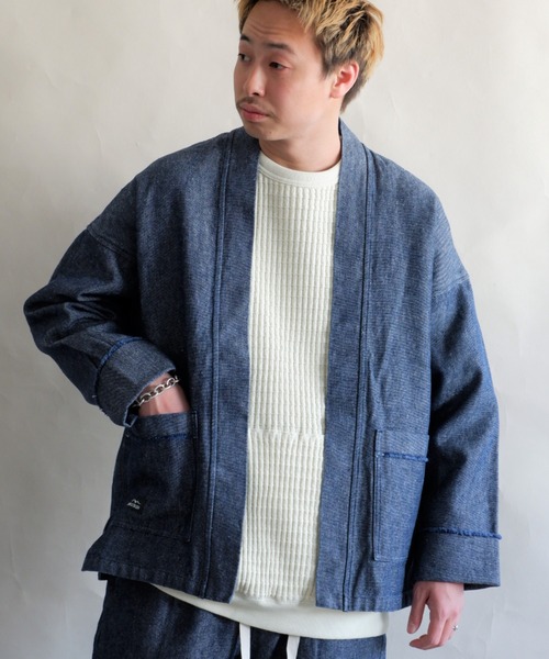 MANASTASH(マナスタッシュ)の「MANASTASH/マナスタッシュ CHILLWACK NORAGI JACKET チリワックノラギジャケット 7112114(ブルゾン・メンズ・ブラック/ダークグリーン/インディゴブルー・LARGE/X-LARGE)」の3枚目の写真