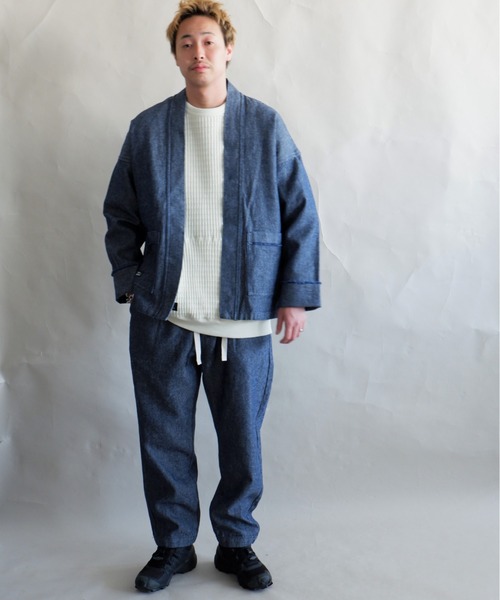 MANASTASH(マナスタッシュ)の「MANASTASH/マナスタッシュ CHILLWACK NORAGI JACKET チリワックノラギジャケット 7112114(ブルゾン・メンズ・ブラック/ダークグリーン/インディゴブルー・LARGE/X-LARGE)」の8枚目の写真