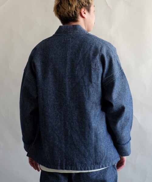 MANASTASH(マナスタッシュ)の「MANASTASH/マナスタッシュ CHILLWACK NORAGI JACKET チリワックノラギジャケット 7112114(ブルゾン・メンズ・ブラック/ダークグリーン/インディゴブルー・LARGE/X-LARGE)」の11枚目の写真