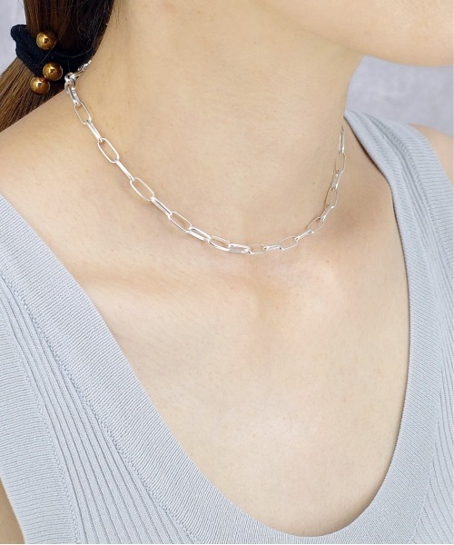 ISOLATION（アイソレーション）の「【ISOLATION / アイソレーション】Silver925 Classic Chain Choker / クラシックチェーンチョーカー シルバー925（ネックレス・レディース・シルバー・FREE）」の18枚目の写真