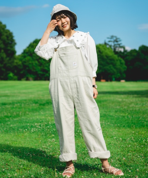 nemne store（ネンネストア）の「お花畑の刺繍衿ブラウス（シャツ/ブラウス・レディース・ベージュ/オフホワイト/ブルー/ミント・フリー）」の14枚目の写真