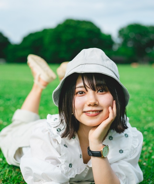 nemne store（ネンネストア）の「お花畑の刺繍衿ブラウス（シャツ/ブラウス・レディース・ベージュ/オフホワイト/ブルー/ミント・フリー）」の8枚目の写真