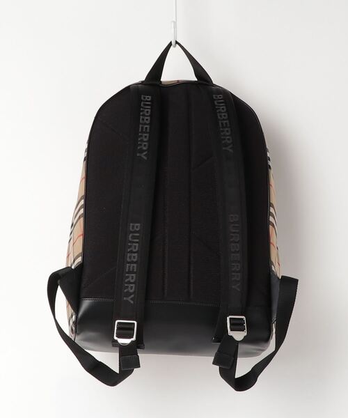 BURBERRY（バーバリー）の「BURBERRY VINTAGE CHECK BACKPACK バーバリー チェック バックパック（バックパック/リュック・メンズ・ベージュ・FREE）」の5枚目の写真